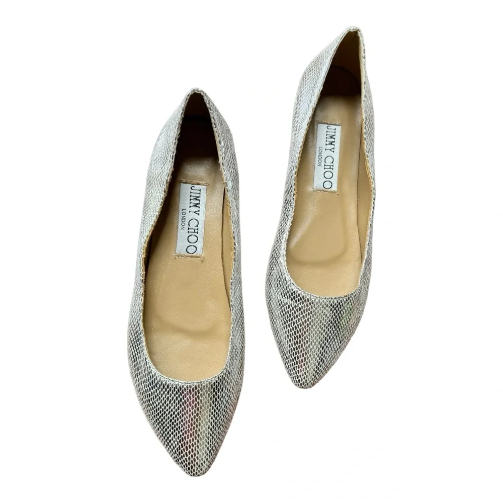 Jimmy Choo Glitter ballet flats 39EU - Picture 6 of 10